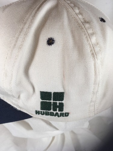 Hubbard feed lean start pork pig hat cap snap made USA Vintage