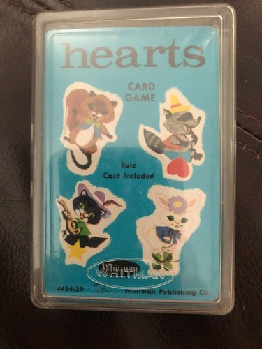 HEARTS Vintage Card Game w/Rule Card 1963 Whitman Publishing Co.NEW SEALED
