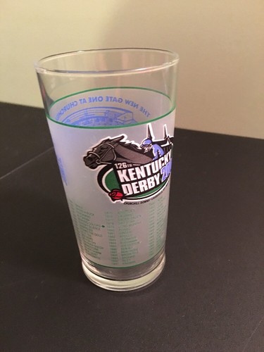 2000 Kentucky KY Derby Mint Julep Glass Churchill Downs.