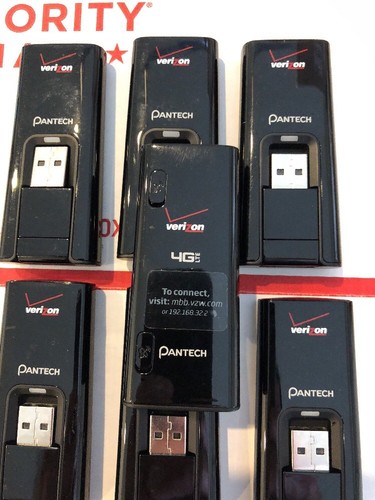 LOT OF 53 Good USED VERIZON PANTECH UML295VW 4G LTE USB MODEM FAST SHIPPING