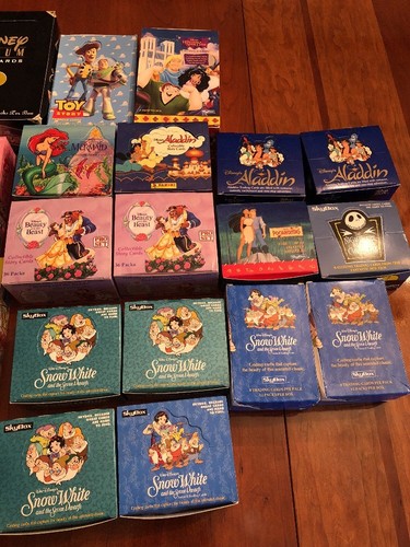 Disney-Crafts Collage-Card Boxes & Sleeves - Empty Packaging Collection