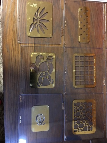 SIZZIX SIMPLE IMPRESSIONS EMBOSSING FOLDER Lot of 14