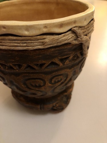 Original 2011 Tiki Diablo 12 Volcanos Marquesan Tiki Bowl Mug Low #58 of 200!