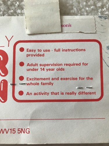 4 Feet High Toy Hot Air Balloon By Coles Action England 1980’s Sealed RARE