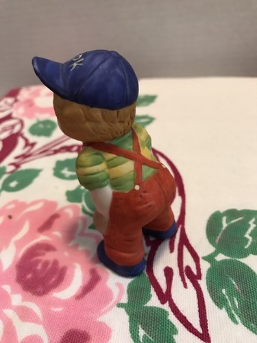 Vintage 1984 Cabbage Patch Kid Ceramic Baseball Player Figurine