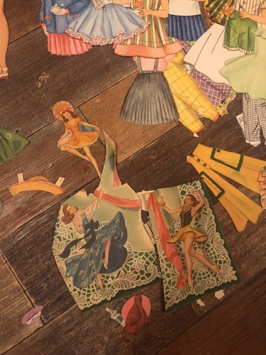 Vintage 50s 60s Paper Doll Mixed Lot