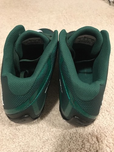 Nike Alpha Pro 2 Men 3/4 Football Lacrosse Cleats Green White Size 10