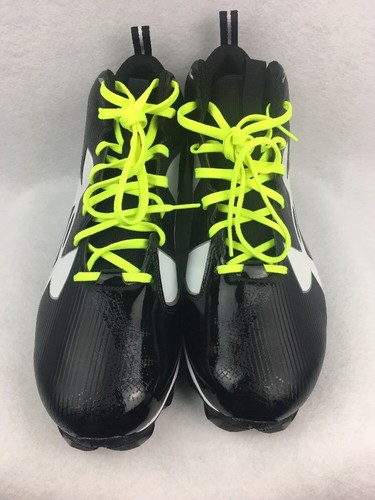 Under Armour Men's Cleats Size 13 Black White Armour Bound Football New O