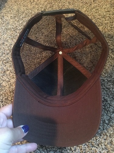 Corona Straw Brown Pink Baseball Cap Hat