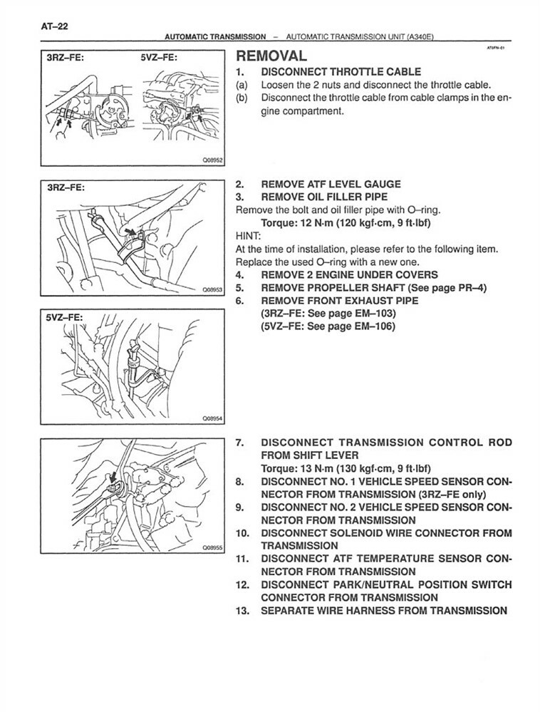 2000 Toyota 4-Runner Shop Service Repair Manual