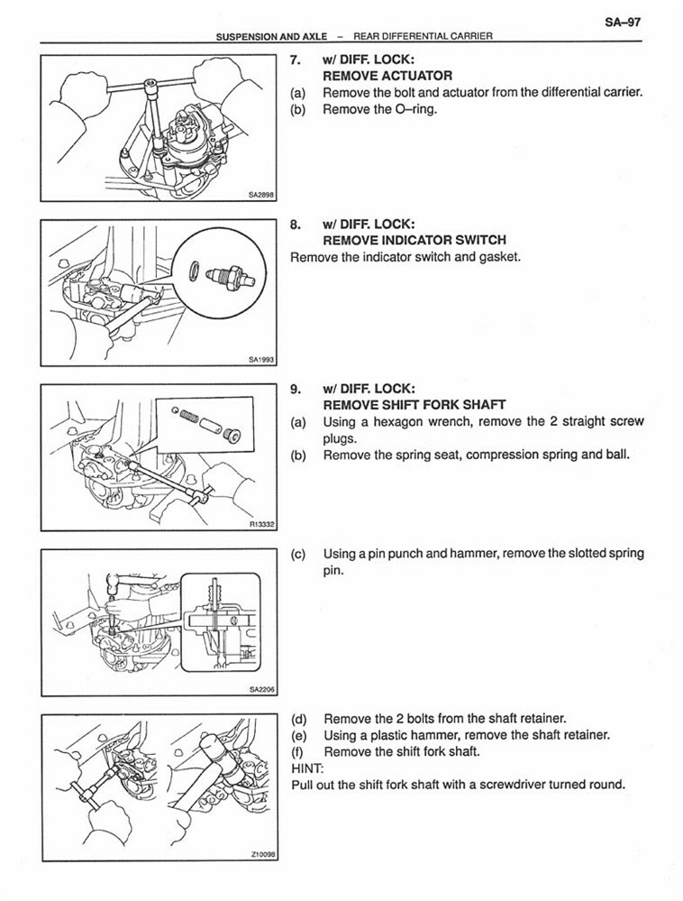 2000 Toyota 4-Runner Shop Service Repair Manual