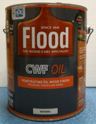 Flood CWF Oil Penetrating Oil Wood Finish, Natural, 1 Gal. (FLD447)  FS