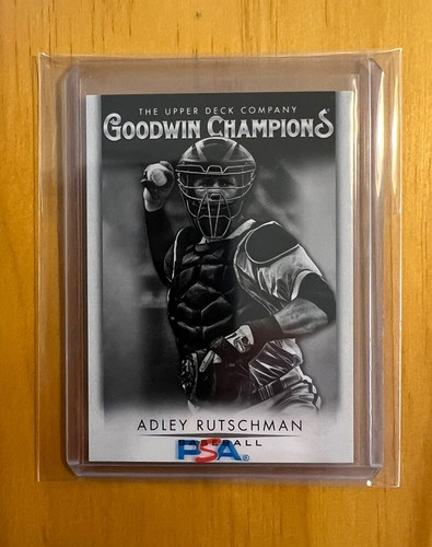 ADLEY RUTSCHMAN 💎VERY RARE!!! 2021 ✨ROOKIE✨“BLACK & WHITE” PARALLEL CARD UD/GC