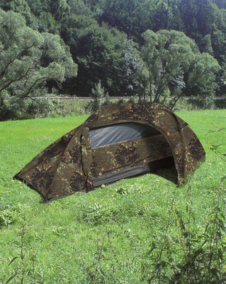 Mil-Tec Einmannzelt Recom Campingzelt Zelt Trekkingzelt 240x135x85cm ver. Farben