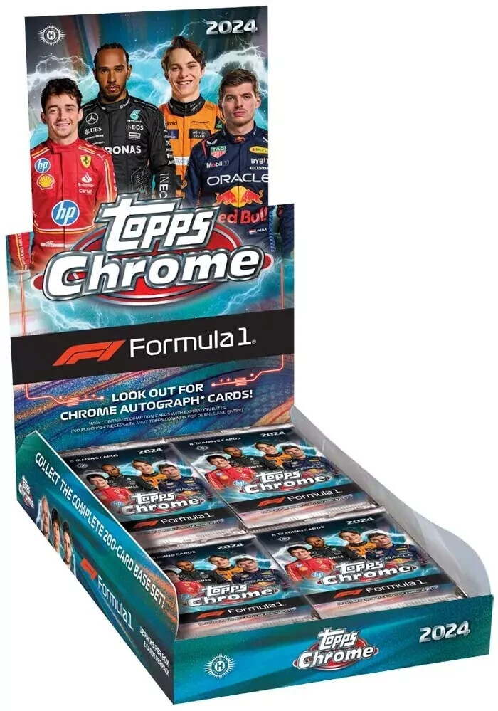 2024 Topps Chrome Formula 1 F1 Card #1-200 * COMPLETE SET