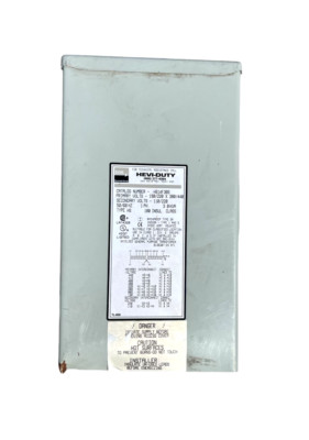 EGS HEVI-DUTY TRANSFORMER HS14F3BS 3KVA 1PH 190/220X380/440V PRI 110/220V SEC