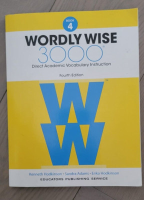 Wordly Wise, Book 4: 3000 Direct Academic Vocabulary BookShark Curriculum