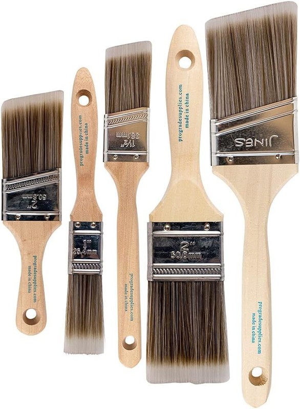 Pro Grade - Paint Brushes - 5 Ea - Paint Brush Set