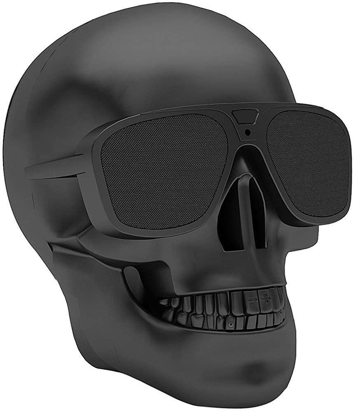 Skull Bluetooth Speaker Portable Wireless Built-In Mic Cool 