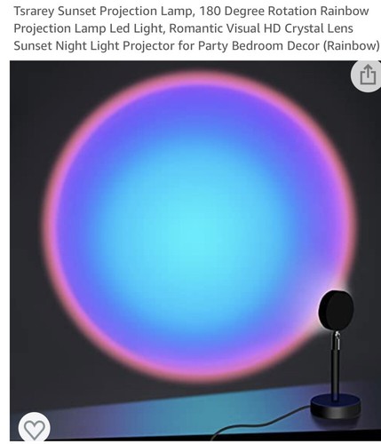 Sunset Projection Lamp Night Light Projector Led Lamp 180 De