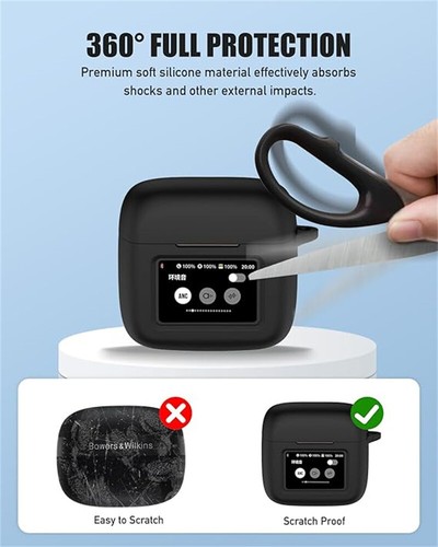 Case for JBL Tour Pro 3, Soft Silicone Protective Portable