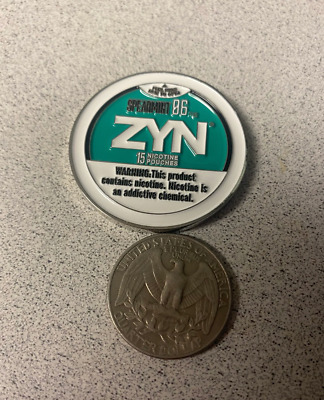 Zyn Ball Marker Coin - USA - Handmade - Spearmint