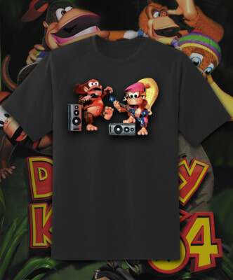 Diddy & Dixie Jammin DKC2 T Shirt Youth M - Adult 6XL!