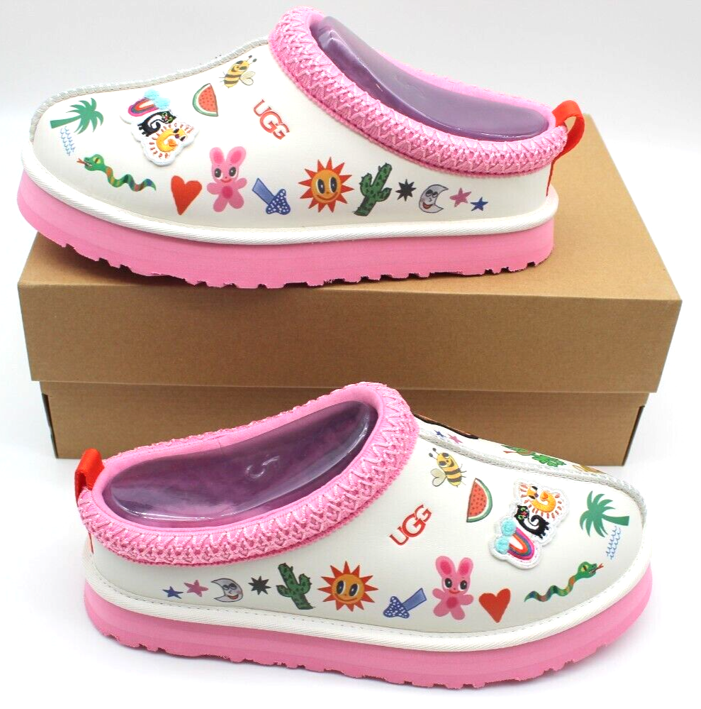 UGG Tazz Pop Sketch Slipper Pink 1154433K-WHT GS Size 5Y/7 UGG Tazz Pop Sketch Slipper Pink 1154433K-WHT GS Size 5Y/7