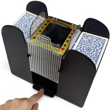 NEW Brybelly Casino Card 6 Deck Automatic Card Shuffler ...