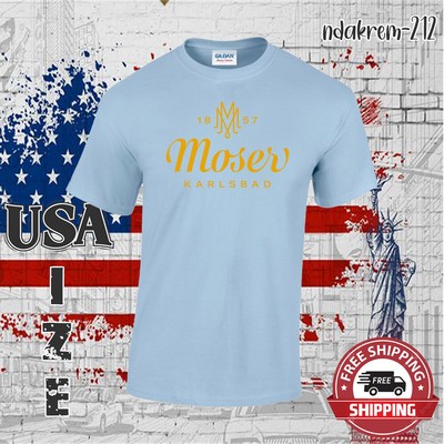 MOSER KARLSBAD Design Logo Man's T-shirt Size S-5XL free shipping