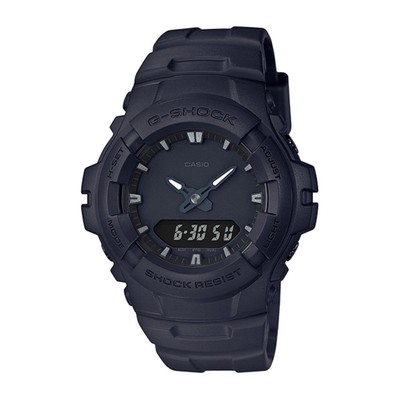 Pre-owned Casio G-shock G100bb-1a Black Out Series Matte Resin Analog 200m Men's Watch | ModeSens