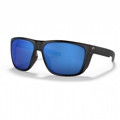 COSTA DEL MAR COSTA FERG XL 580G BLUE MIRROR | MATTE BLACK SUNGLASSES