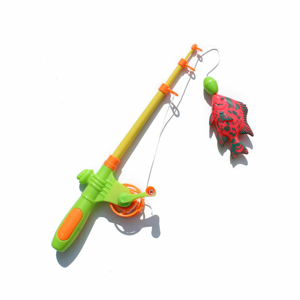 7PCS Rod Fish Set Fishing Toy Kids Bath Time Game Model Baby