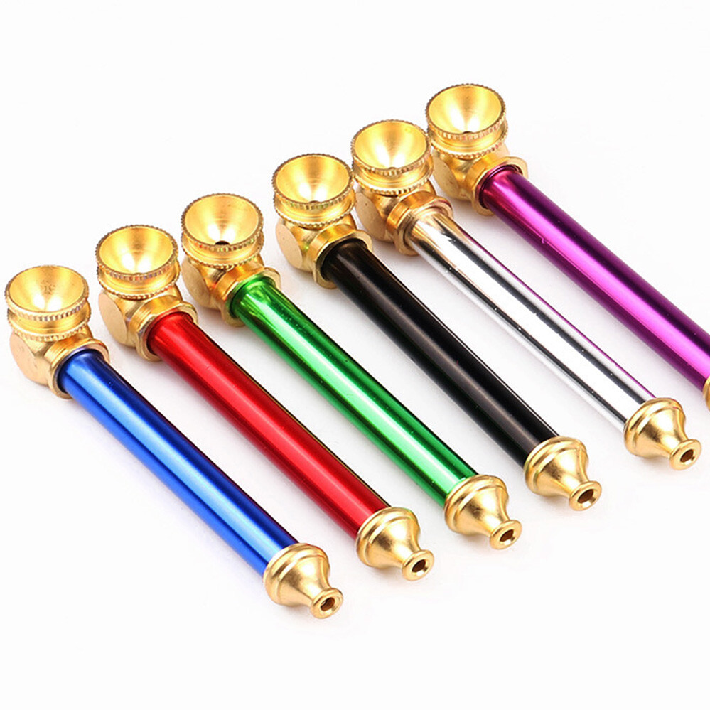 10 cm Cone Brass Metal smoking pipe Solid Smoking Pipe Tobacco eBay