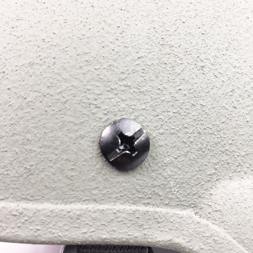 ACH MICH HELMET CHINSTRAP HARDWARE SET SCREW & NUT for 4 Point Bolts MSA Gentex