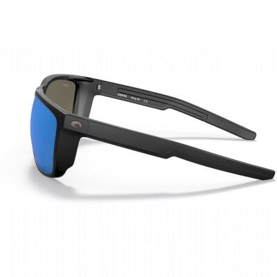 COSTA DEL MAR COSTA FERG XL 580G BLUE MIRROR | MATTE BLACK SUNGLASSES