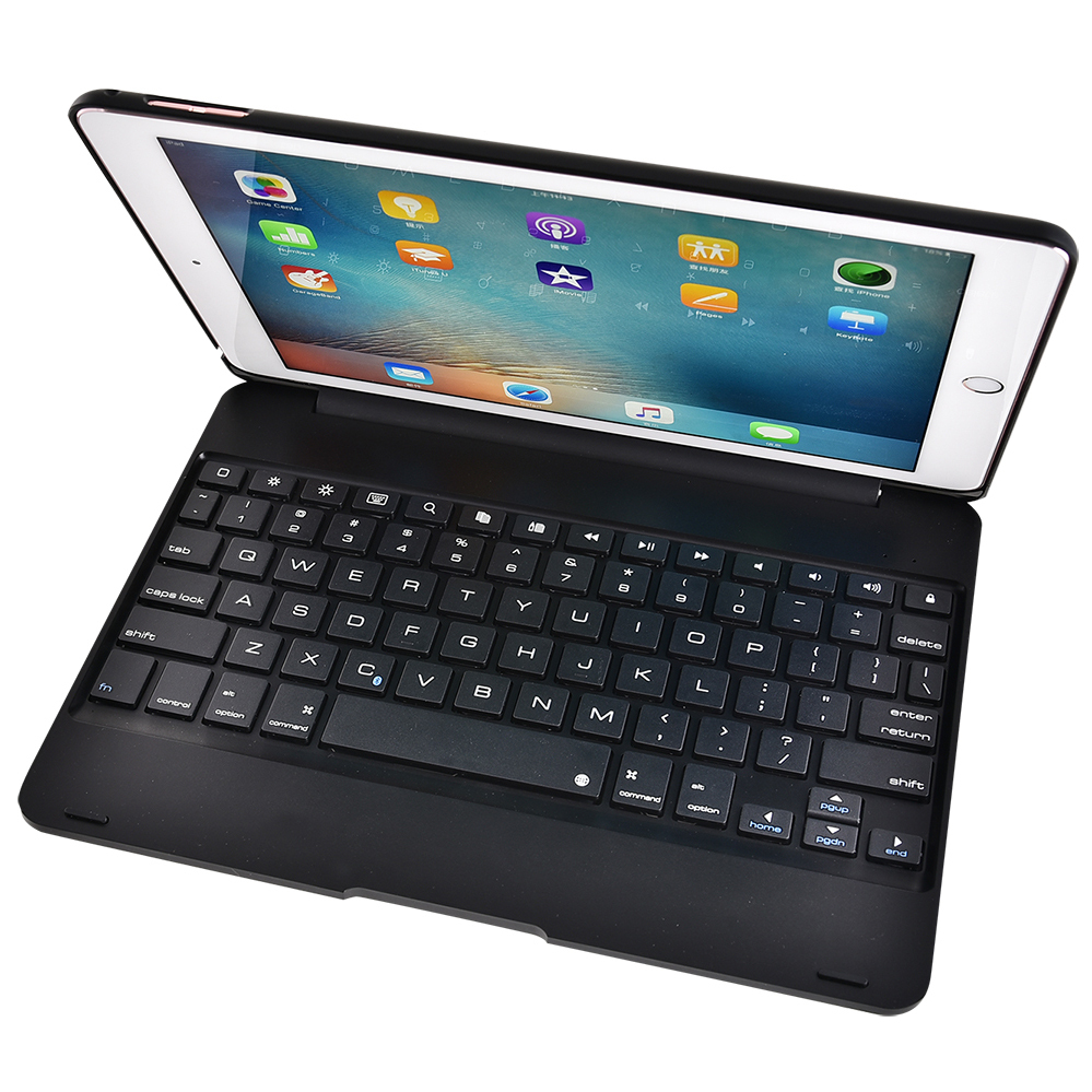 black CASE FOR IPAD PRO 9.7 FOLIO KEYBOARD BLUETOOTH