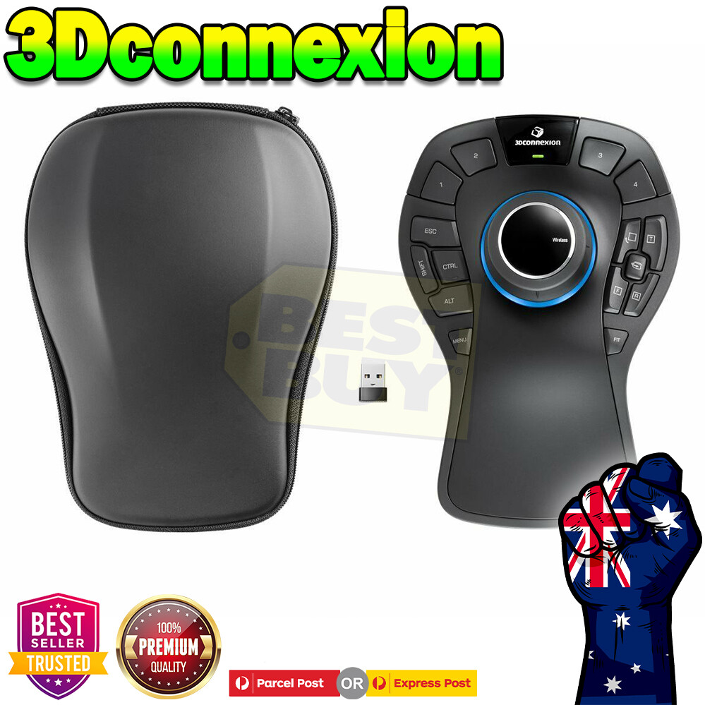 3Dconnexion SpaceMouse Pro Wireless 3D mouse 15 buttons