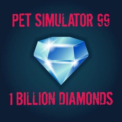 (CHECK NEW CHEAPER LISTING) 1 BILLION Gems / Diamonds - Pet Simulator 99