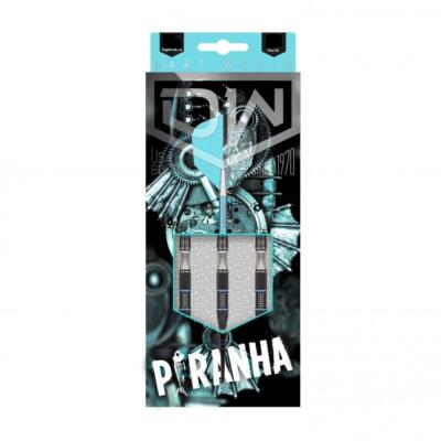 DART WORLD PIRANHA RAZOR GRIP 22 GRAM 90% TUNGSTEN STEEL TIP DARTS #55014