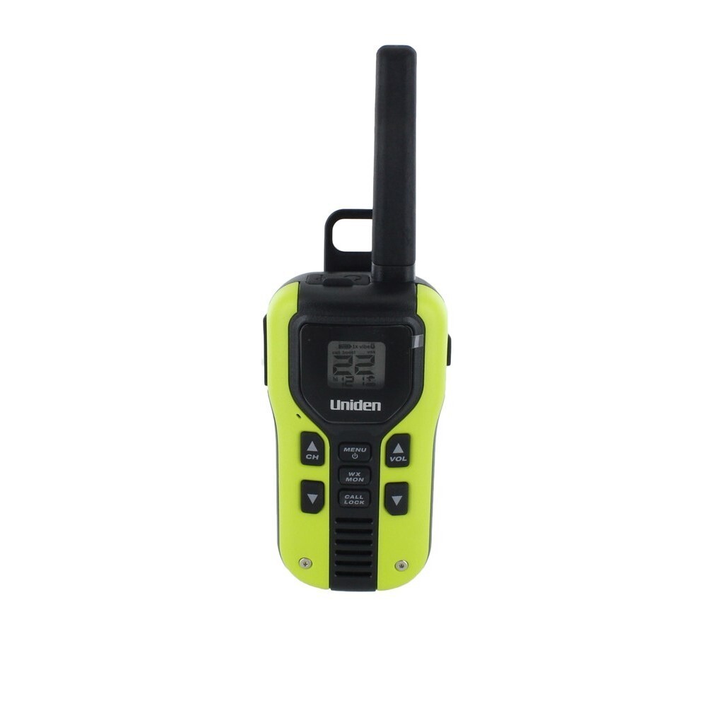 Walkie Talkie Radio Set Uniden Two-Way Waterproof Long Range Rechargeable NOAA