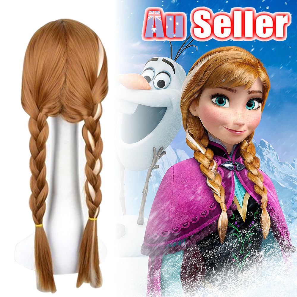 Frozen Princess Elsa Braid Wig Hair Piece Kid New G Anna Ebay