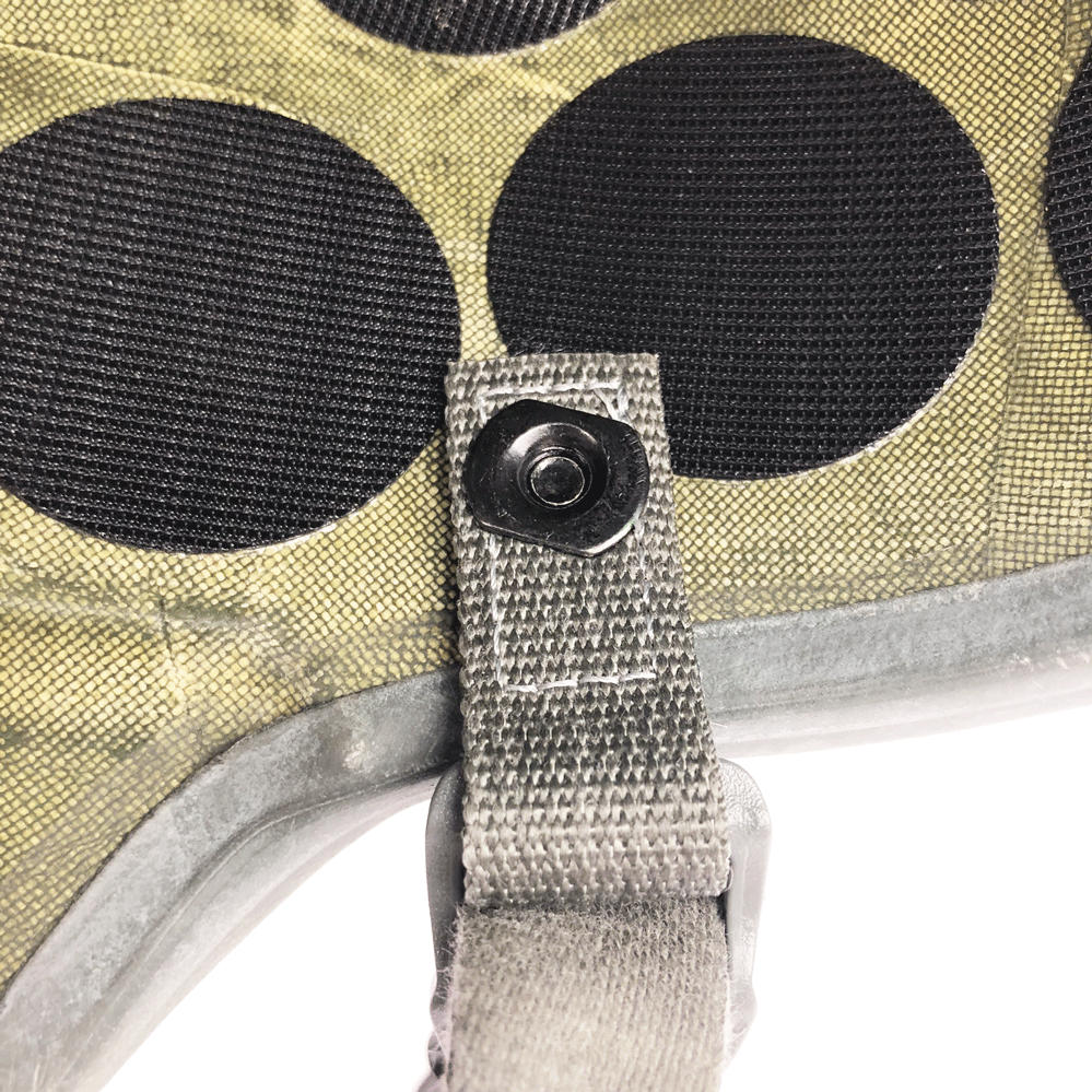 ACH MICH HELMET CHINSTRAP HARDWARE SET SCREW & NUT for 4 Point Bolts MSA Gentex