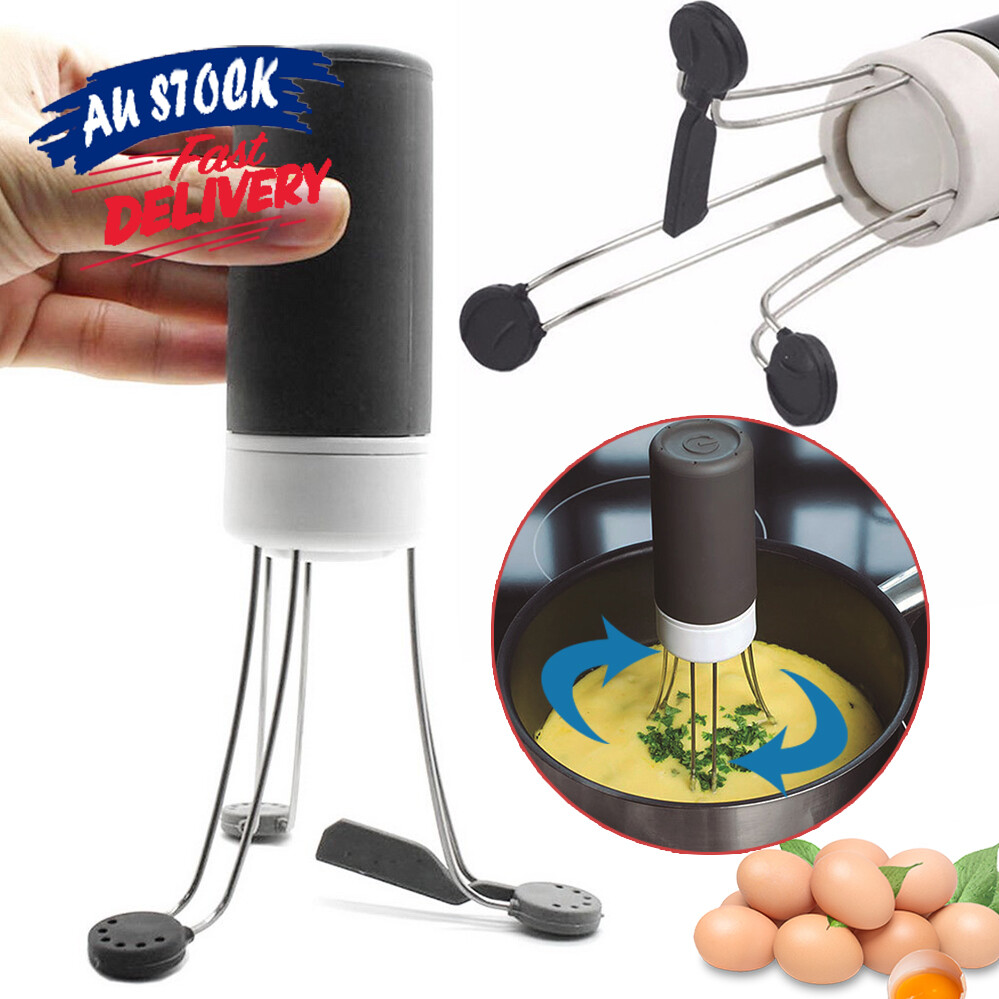 3 Speeds Cordless Blender Whisk Stir Stick Automatic Mixer Food Stirer