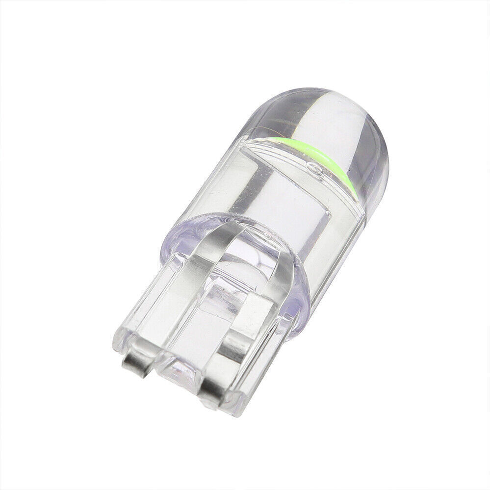 20X T10 LED COB Green W5W Car Interior Light Dome Readling Lamp Map Bulb 168 194