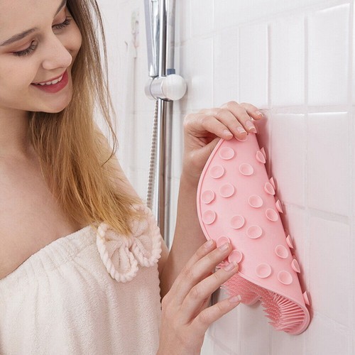 Large Shower Foot Massager Scrubber Mat with Non-Slip Suction Scrubs Feet Clean