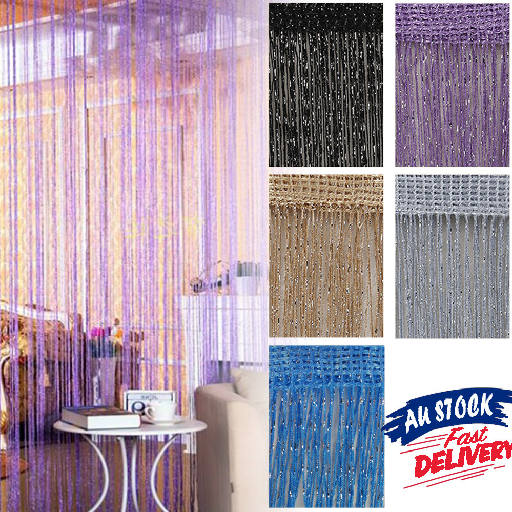 Door Curtain Bead String Fly Screen Panel Room Tassel Decoration