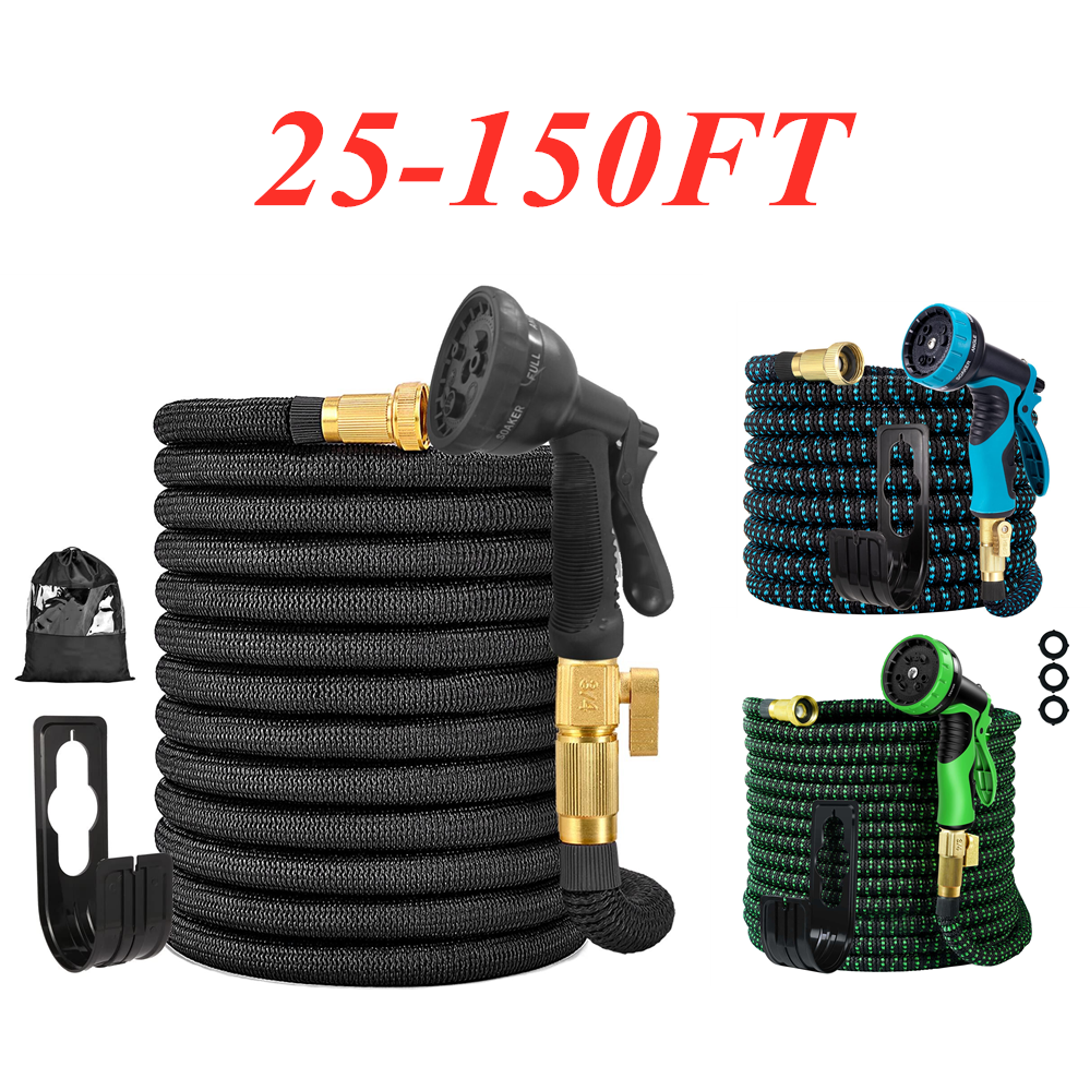 4X Stronger Deluxe Expandable Flexible Garden Water Hose (50