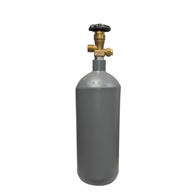 New 5 lb. Steel CO2 Carbon Dioxide Cylinder Tank - DOT Approved - CGA320 Valve
