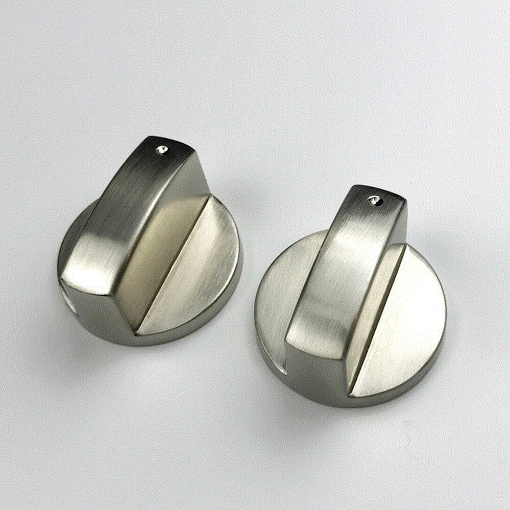 Stoves Stove Universal Knobs Oven 6mm Knob(4pcs) Silver Control Cooker